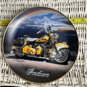 Royal Doulton Franklin Mint 1953 Indian Roadmaster numbered plate.